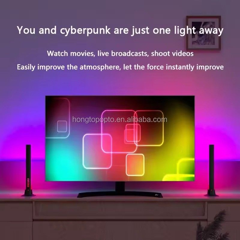 Home Dekorative LED-Bodenlampe 45cm RGBIC Smart Lighting für die dekorative Funktion von Hotels