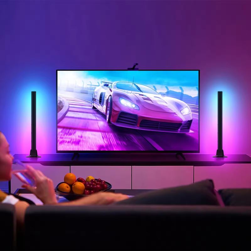 Home Dekorative LED-Bodenlampe 45cm RGBIC Smart Lighting für die dekorative Funktion von Hotels