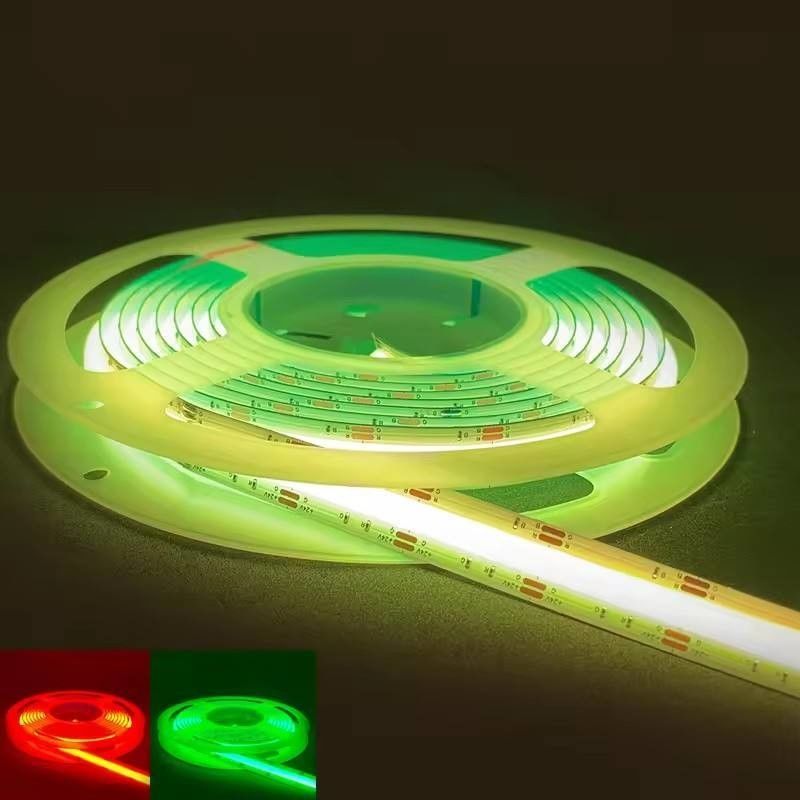 50000 Stunden Arbeitszeit COB LED Streifenlicht DC 12V 24V angepasst RGB RGBW RGBCCT Streifen