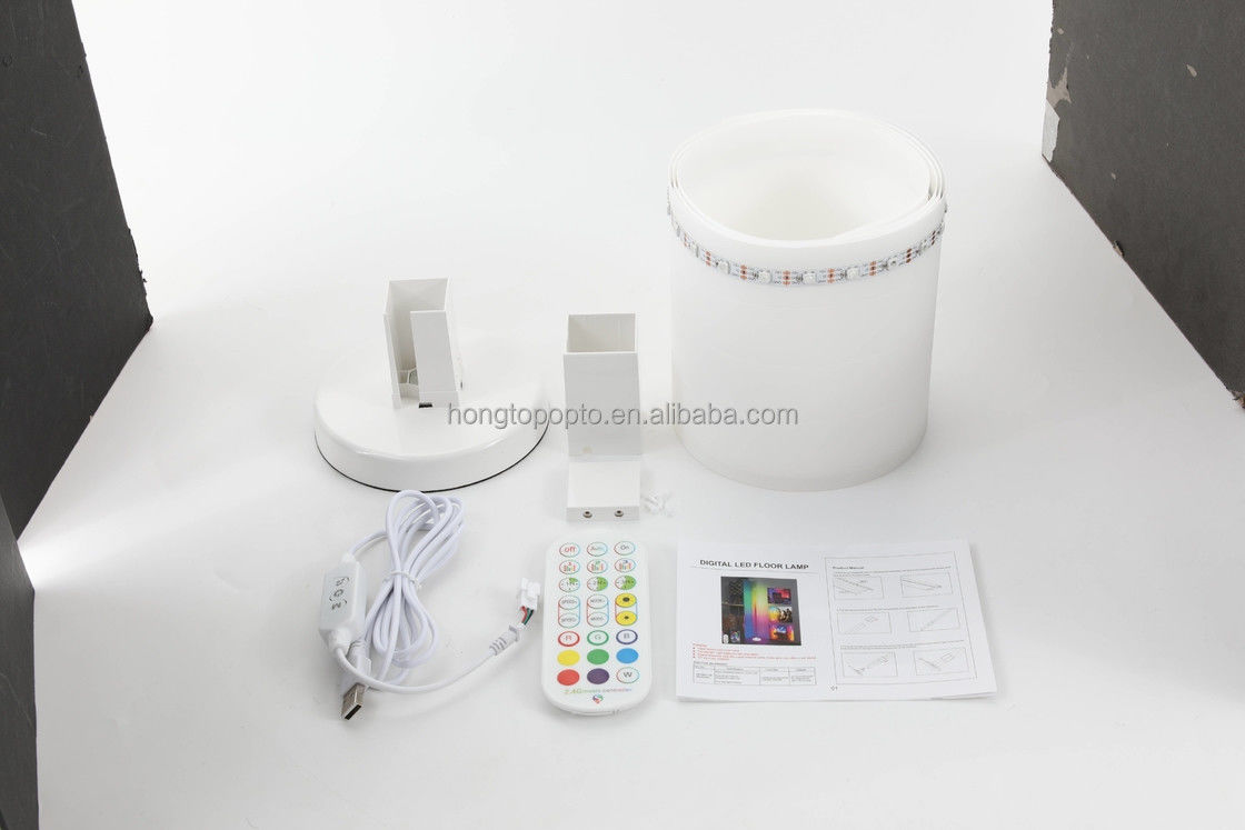 18 PCS/CTN RGB Fußbodenlampe Farbveränderung Stimmung Beleuchtung Musik Synchronisierung LED Bar Ecklicht