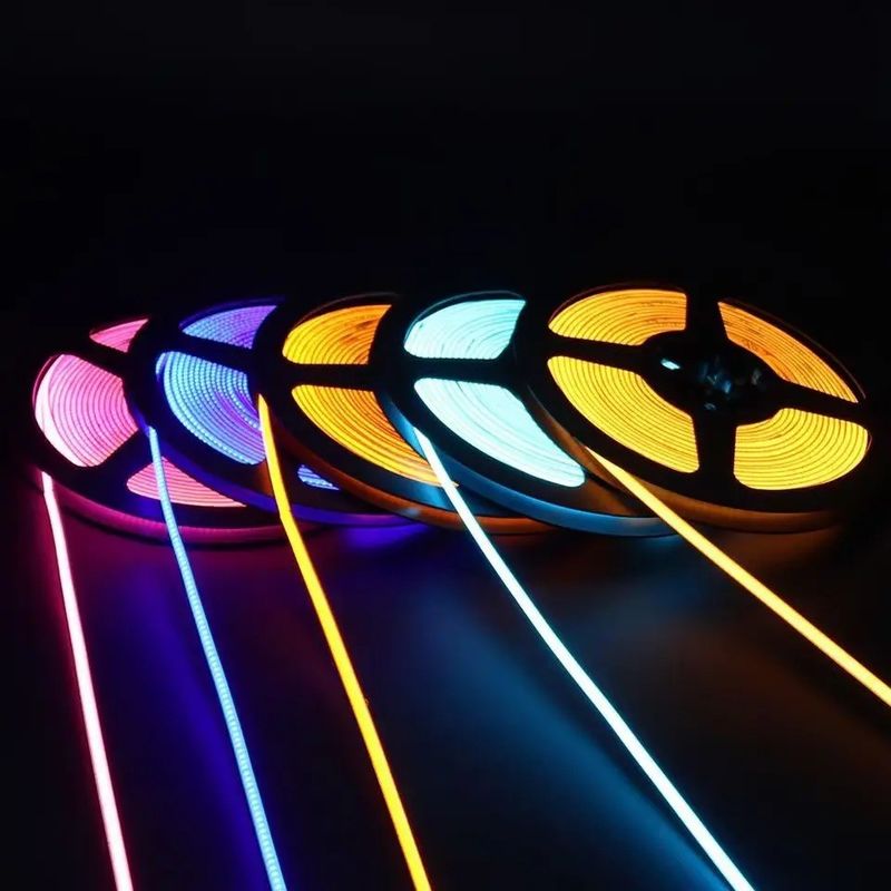 RGB Flexible Strip 756leds COB DC 12V LED Strip Licht mit 100lm/w Lichtwirksamkeit
