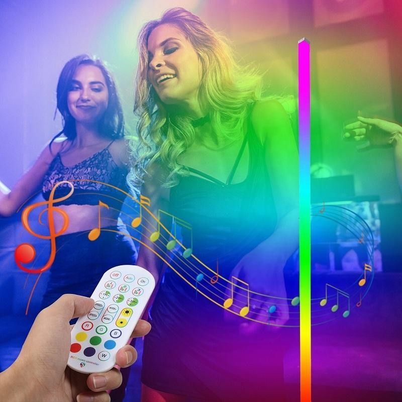 IP44 DC5V Magische Musik LED-Boden-Umgebungslichtstreifen mit APP und Fernbedienung