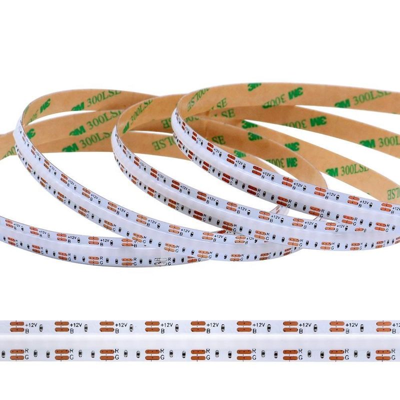 756LED RGB 10mm Breite COB LED Streifenlicht Direktunterstützung Dimmer und breiter Spannungsbereich