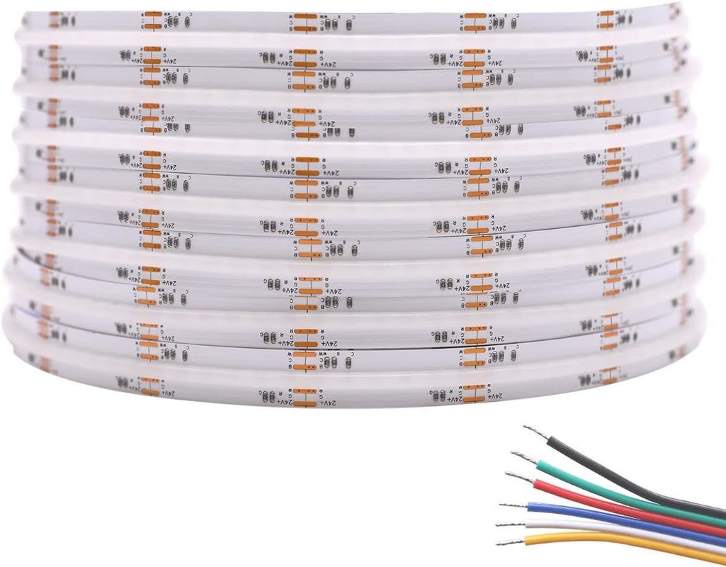 0.15kg 840LEDs 12mm breit RGBCCT DC24V COB LED Streifenlicht für dekorative Zwecke 3