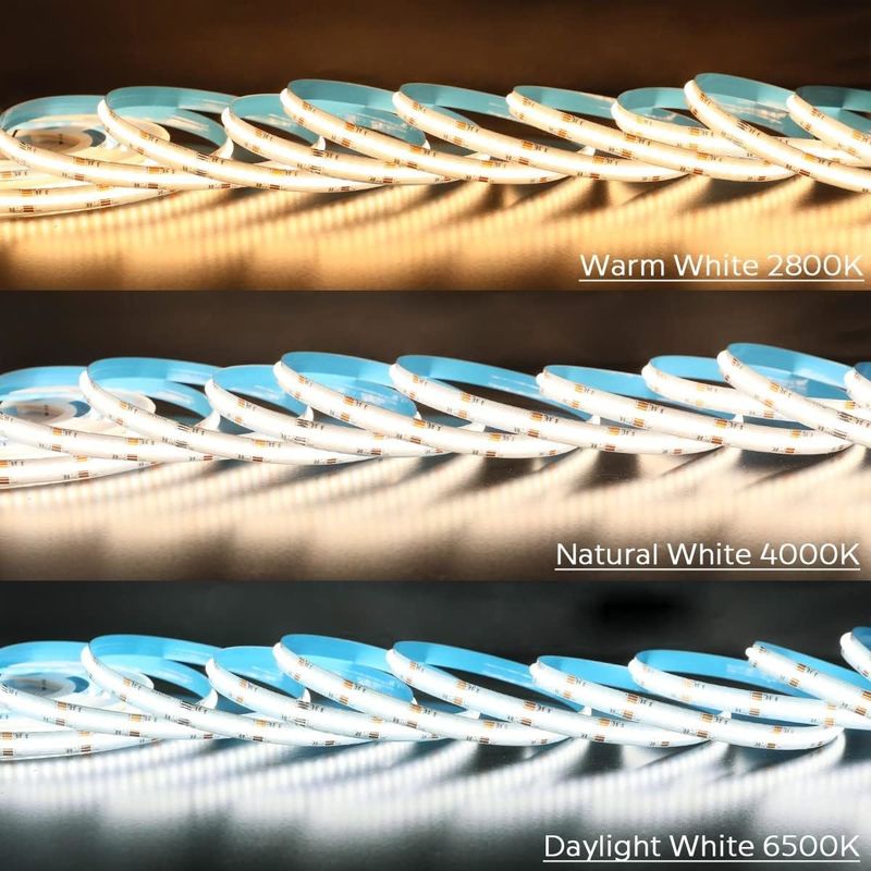 50000 Stunden Lebensdauer RGBCCT COB LED Streifenlicht für Wohn- und Schlafzimmerbeleuchtung