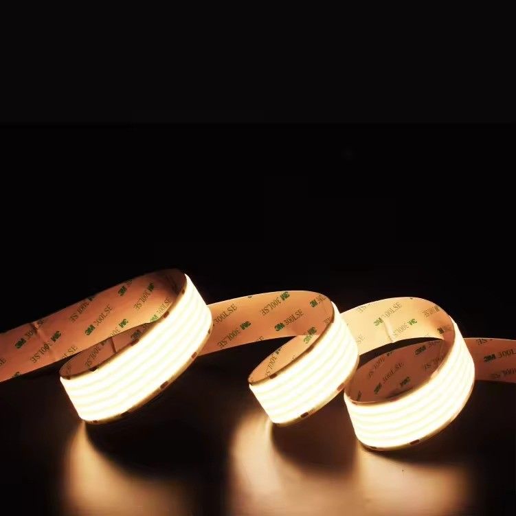 Super Wide 1600LEDs Ultra Wide COB LED Strip 80 Farbwiedergabeindex IP20 Bewertet 30000 Arbeitsstunden für das Projekt