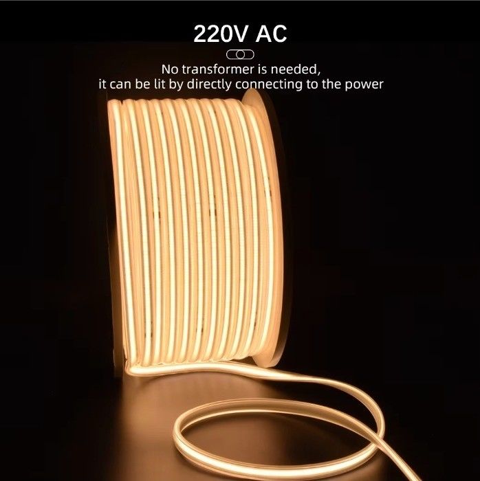 Outdoor Flexible COB LED Streifenlicht Weiß Warm Weiß 288LEDs 280LEDs 320LEDs Hochspannung