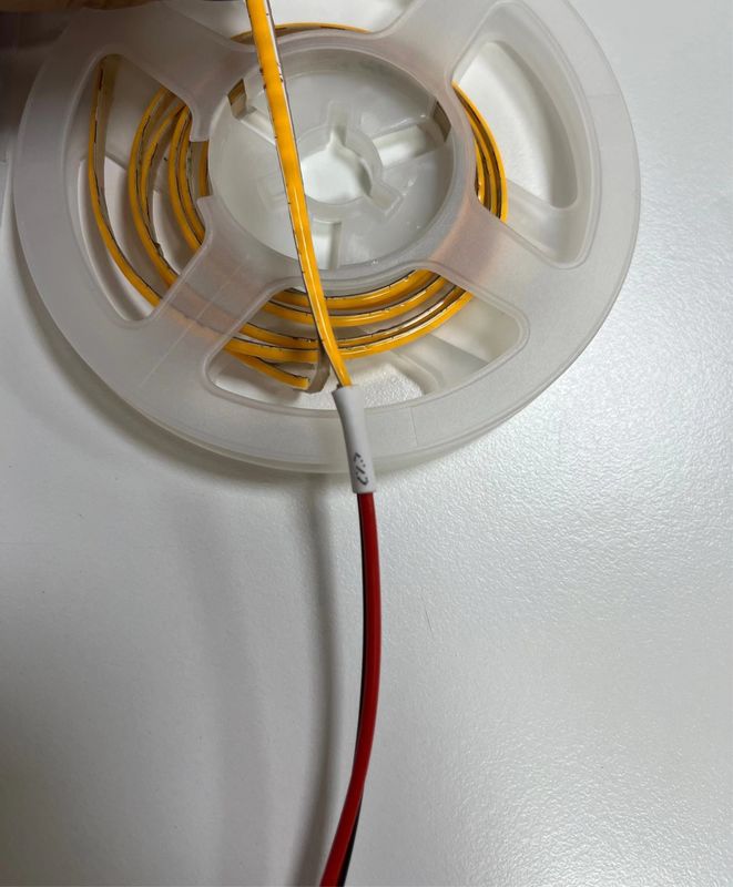 Super dünne 3mm Breite Kupfer PCB Cob Streifen Licht für Innen-Außen-Büro Dekoration