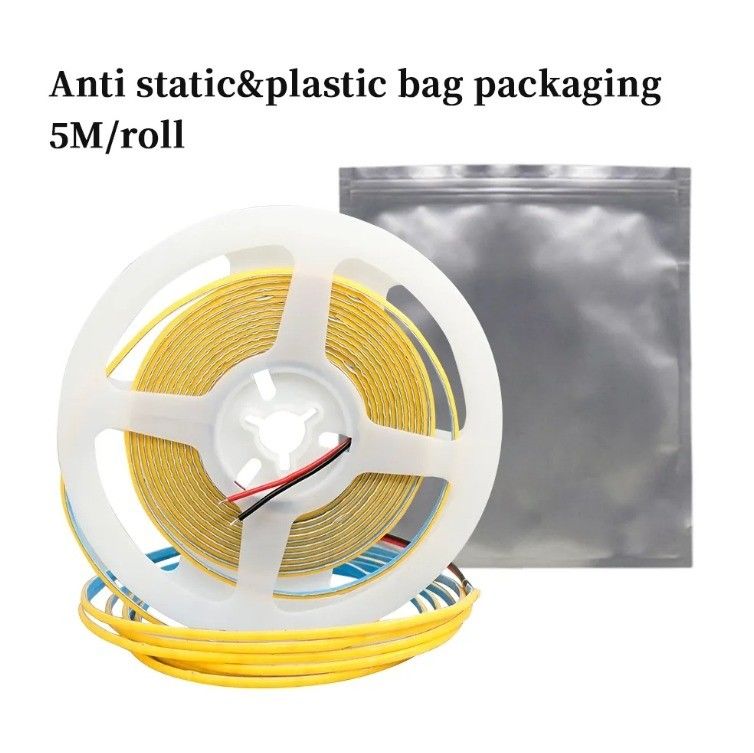 Langlebige COB-LED-Streifenleuchte mit Dämpfer 3 mm Ultra Slim 400Leds/m Weißes COB-Band 50000 Stunden Ideal