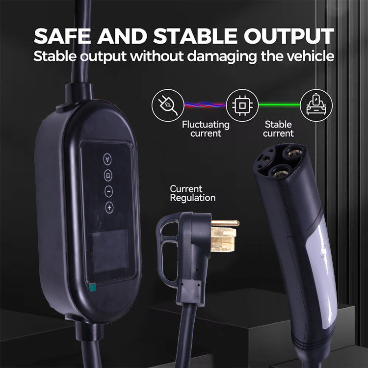 16A 3,7kW 1-Phasen-EV-Ladegerät mit Kabel Wasserdicht für Elektrofahrzeuge