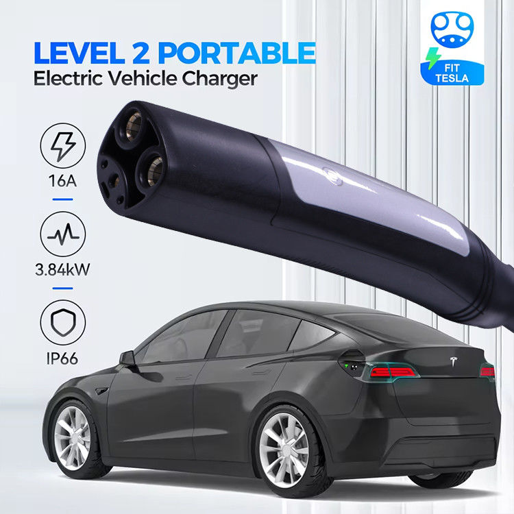 16A 3,7kW 1-Phasen-EV-Ladegerät mit Kabel Wasserdicht für Elektrofahrzeuge
