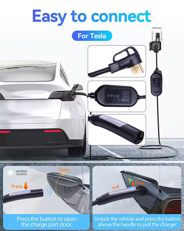 LCD-Indikator Licht-EV-Schnellladegerät für TSL-Niveau-2-Energiefahrzeuge im Boxtyp